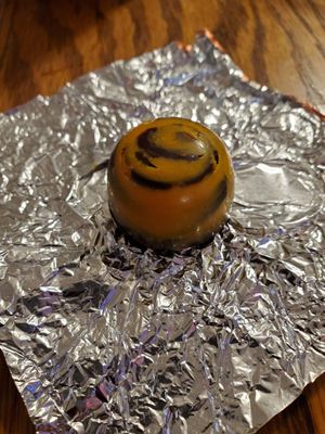 Orange creme truffle at Exquisite Chocolates of Carlisle in Carlisle