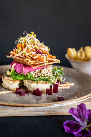 Veggie Burger at KIENER in Sankt Georgen Im Attergau