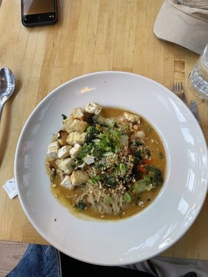 Peanut noodles very yummy  at Jack Sprat in Girdwood