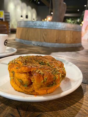 Pumpkin Bun at Espresso House - Västerlånggatan in Stockholm