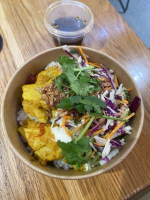Vegan Lemongrass Chilli Chicken  at SYD - Roll'd - T2 in Mascot
