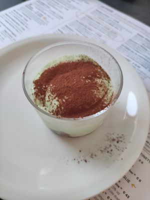 Tiramisù alla menta at Pit'sa in Bergamo