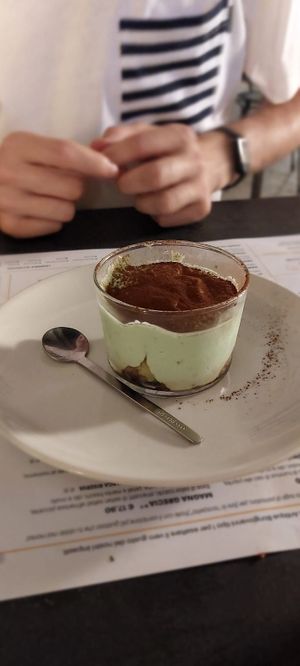 Dessert: MENTAMISÙ DELLA CASA at Pit'sa in Bergamo