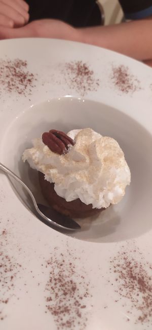 Carrot cake at Pit'sa in Bergamo