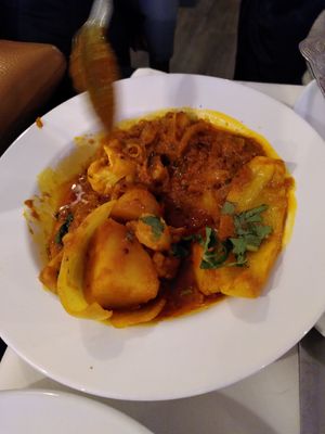 Something with potatoes - honestly can't remember the name, but it was lovely (December 2022) at Shilam Tandori in Machynlleth