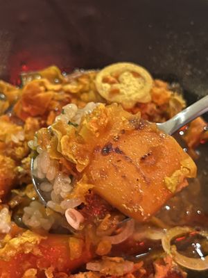 Hot pot dish  at NARO in New York City