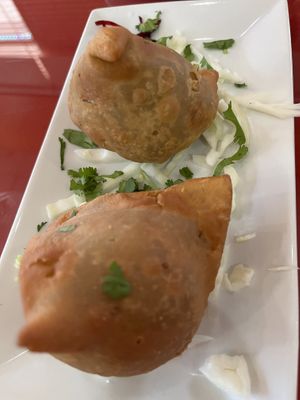 Samosa  at Green Chili Indian Restaurant in Dayton
