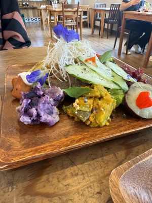 Three meats lunch set   at Ryuness - リューネス（ゆかるひ店） in Okinawa