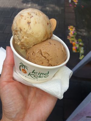 Cookies and cream, mocha something, who cares it was coconut goodness based at Kind Koko in Gianyar