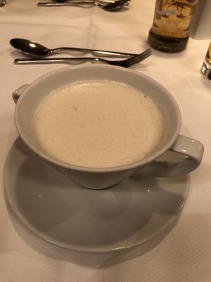 Knoblauch Suppe / Garlic soup  at Alpeiner Hotel in Neustift Im Stubaital