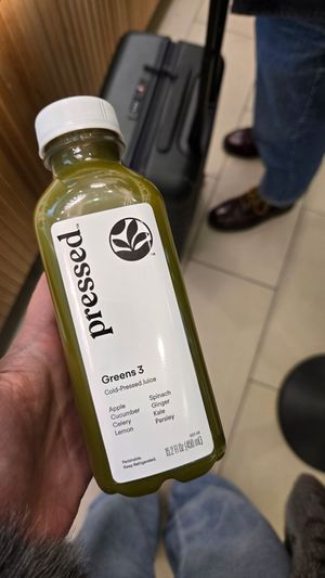 Green 3 at Pressed - Moynihan Train Hall in New York City