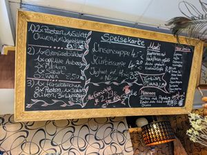 Menu inside Meze Haus. at Meze Haus Mittelmeerfeinkost in Berlin