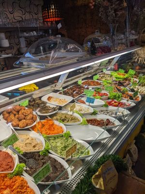 Deli counter. at Meze Haus Mittelmeerfeinkost in Berlin