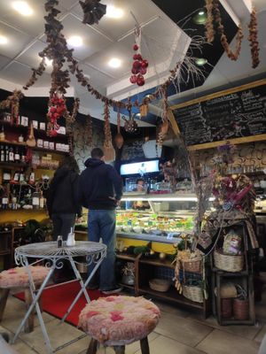 From inside at Meze Haus Mittelmeerfeinkost in Berlin