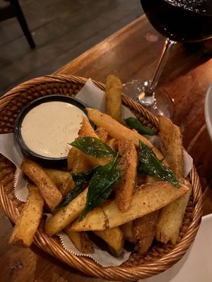 Massala Fries   at RiZE in Canggu
