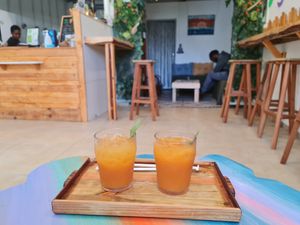 Delicious fresh mixed tropical fruit juice. at DidikoBag in Pointe-a-pitre