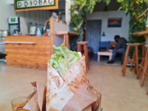 A wrap with everything in the menu. at DidikoBag in Pointe-a-pitre