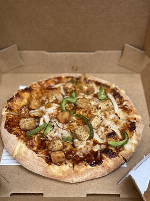 9” Korean BBQ Chickenless Topper  at Toppers Pizza in Topeka