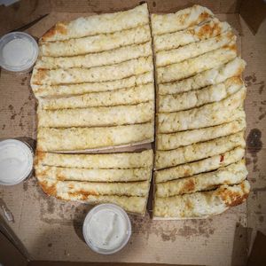 Veganstix Triple & Non-Dairy Ranch at Toppers Pizza in Topeka