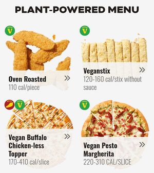 Vegan Menu at Toppers Pizza in Topeka