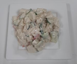 toufu salad at Loving Hut - UB13 in Ulaanbaatar