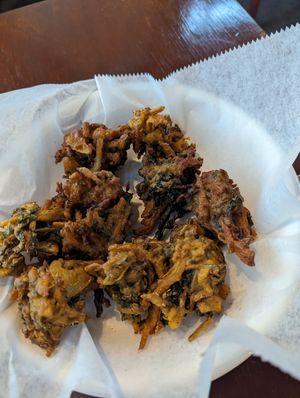 Vegetable pakora at Curry and Noodle in Winston-salem