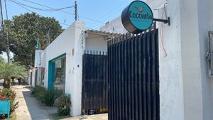 Street entrance  at Coconela in Santa Cruz