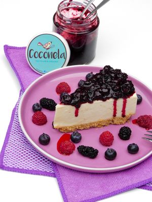 Cheesecake  at Coconela in Santa Cruz