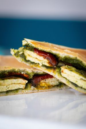 Panini Caprese  at Coconela in Santa Cruz