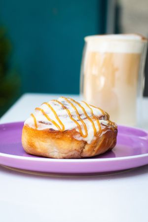 Cinnamon roll  at Coconela in Santa Cruz