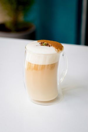 Chai latte  at Coconela in Santa Cruz