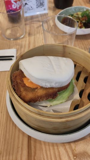 Tofu Bao (etwas trocken) at Mamma Bao in Munich