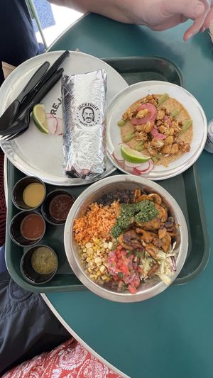 Vegan options   at Trejo's Tacos - Farmers Market in Los Angeles