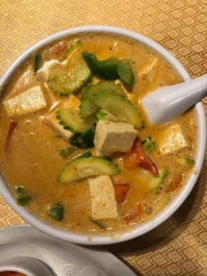 Pa-Nang red curry at Thai Orchid in Klamath Falls