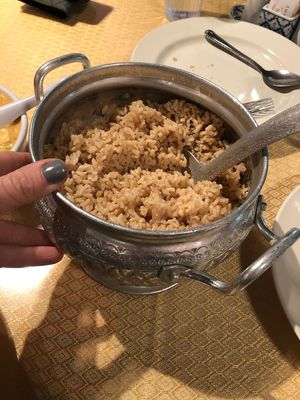 Lots of brown rice at Thai Orchid in Klamath Falls