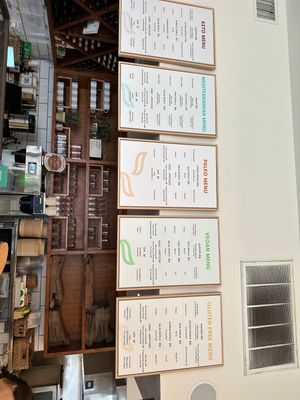 Vegan menu plus some options on other menus.   at Healthyish Republic in San Francisco