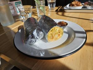 Vegan morning burrito at Healthyish Republic in San Francisco