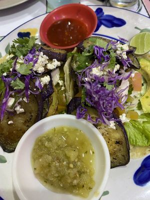 Eggplant taco   at Taco Beach Grill in Seminyak