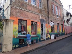 Easy place to find. at House of Chocolate Grenada Museum in St Georges