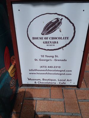 Info at House of Chocolate Grenada Museum in St Georges