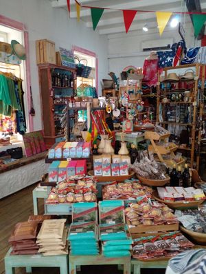 Chocolates and other products for sale at House of Chocolate Grenada Museum in St Georges
