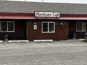Right off interstate 15  at The Hardware Cafe in Clancy