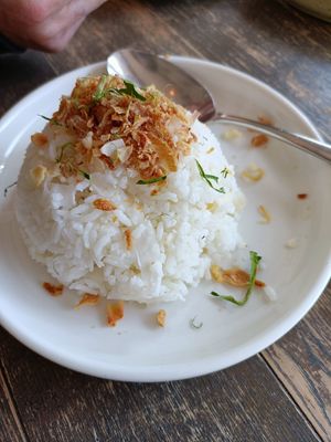 Coconut Jasmin Rice  #Veganuary at Limewood in Hong Kong Island