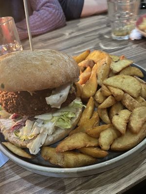 Plant based burger  at Sausalitos in Mannheim
