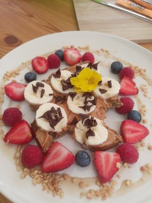 Already took two bites 😊 at Le Carac in Mallorca