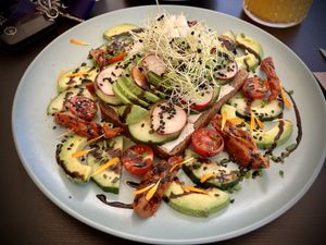 High veggie   at Le Carac in Mallorca