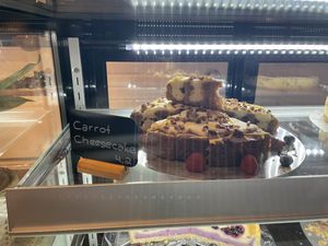 Vegan carrot cake  at Sorella Café in Gelsenkirchen