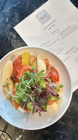 Tomato & Hearts of Palm Saladd  at Monmouth Kitchen in London