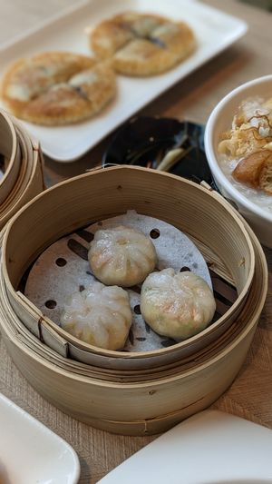 Vegan Dim Sum - Crystal Corn Dumpling at D'Life Signature 蔬品軒 - Chinatown Pt in Central Singapore