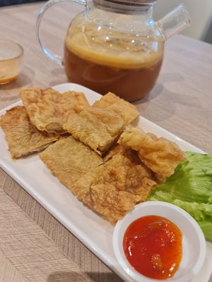 Cripsy Yuba ~ 26/01/23 at D'Life Signature 蔬品軒 - Chinatown Pt in Central Singapore